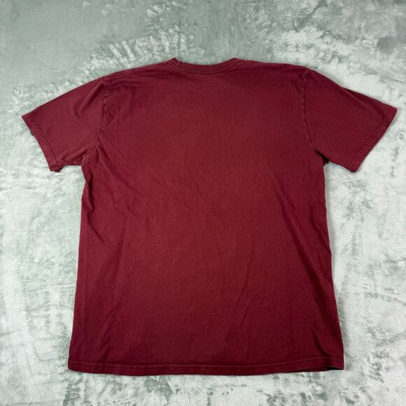 Quicksilver surfer surfboard red shirt men’s size XL y2k graphic shirt - Picture 2 of 7